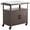 Brown, variant on Feasto Outdoor Grill Cart with Stainless Steel Tabletop, Storage Cabinet, Wheels