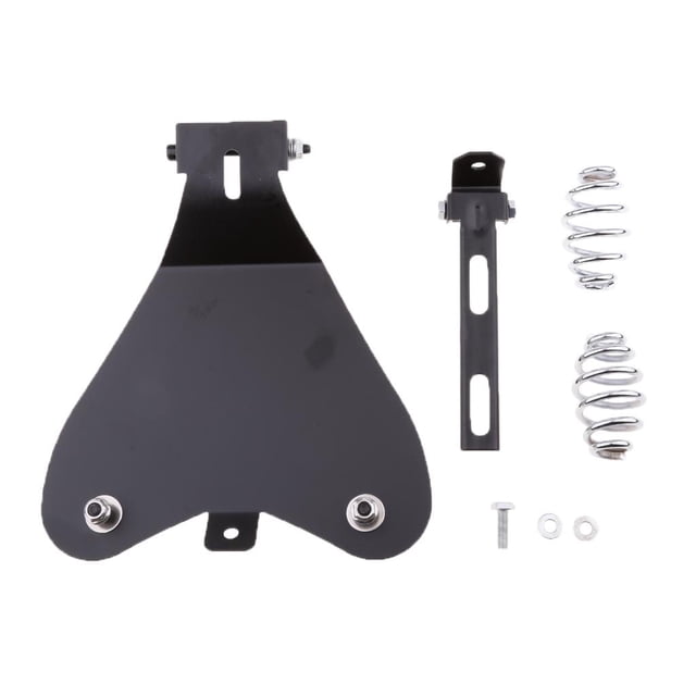 licencia De Asiento Del Asiento Individual Para Motocicleta + Soporte Para Chopper Bobber shamjiam Soporte de placa de base de asiento solo