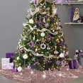 thumbnail image 6 of 35.4 Inch Sequin Christmas Tree Skirt, Vintage Xmas Tree Skirt Cover, Luxury Christmas Tree Layout for Artificial Trees, Winter Holiday Decoration, 6 of 9