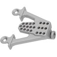 thumbnail image 2 of Paquete de 4 RC Crawler Coche Frente trasero Metal Metal Amortiguador Monte Damper Damper Soporte Reemplazo ajustable para SCX10 1/10 Silver Inevent FN000914-02, 2 of 6