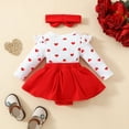 thumbnail image 4 of NOKIO Maxi Long Sleeve Dresses For Girls Baby Girl Baby Love Flower Long Sleeve Triangle Dress Embroidered Love Dresses Cozy Flannel Christmas Dresses For Girls Baby Toddler Lace Dress, 4 of 9