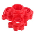 thumbnail image 1 of AURARMLET 4Pcs Barbell Fixing Nut Red Plastic Dumbbell Rod Nut for Secure Weight Locking, 1 of 8