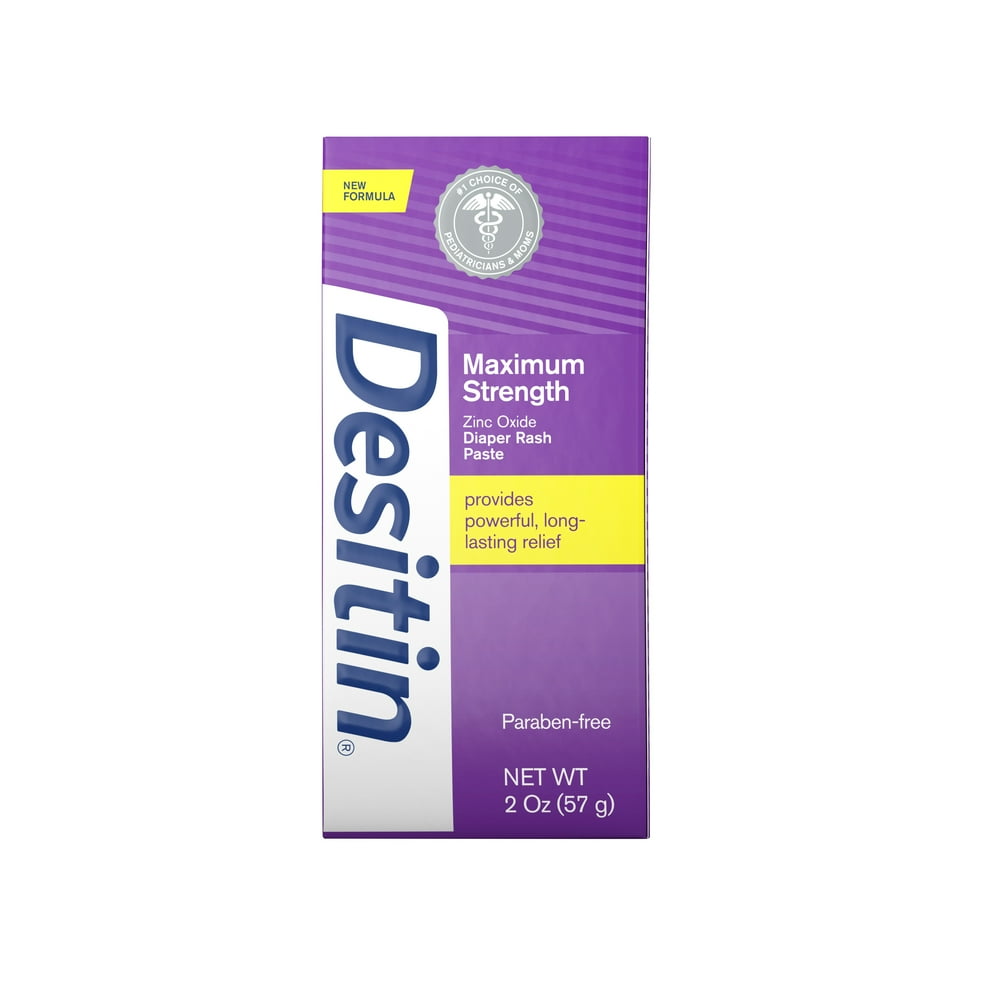 Desitin Maximum Strength Baby Diaper Rash Cream, Travel Size, 2 oz