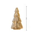 thumbnail image 5 of Gold Resin Christmas Tree, Vintage Textured Metallic Holiday Tree Decor, for Indoor, Centerpieces, Fireplace, Mantel, Home Decor, Holiday Gifts, 5 of 7