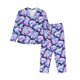 thumbnail image 1 of Balery pinkk flower crystal Skull Conjunto de Pijama con Estampado para Mujer, Conjunto de Dos Piezas con Manga Larga, Ropa de Dormir Suave con Bolsillos, Pijamas Cómodos-XX-Large, 1 of 7