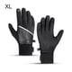 thumbnail image 2 of Invierno guantes de ciclismo al aire libre impermeable a prueba de viento protectores de mano a prueba de viento antideslizantes deportes calentadores de senderismo camping xl negro 1 par Scienceny OD002140-07, 2 of 7