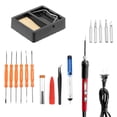 thumbnail image 3 of Riwesomey Soldador eléctrico SL103 con 5 puntas de soldador, Kit de soldador con bolsa de almacenamiento de lona para reparación de placa de circuito Herramientas y ferretería No.2 Riwesomey TO005684-02, 3 of 6