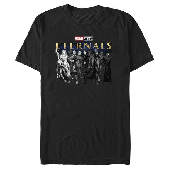 Men's Marvel Eternals The Heroic Ten Graphic Tee Black 3X Large