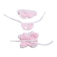 thumbnail image 1 of Ropa para muñecas perfke Conjuntos Cuadrícula rosa 15 cm 17 cm, 1 of 7