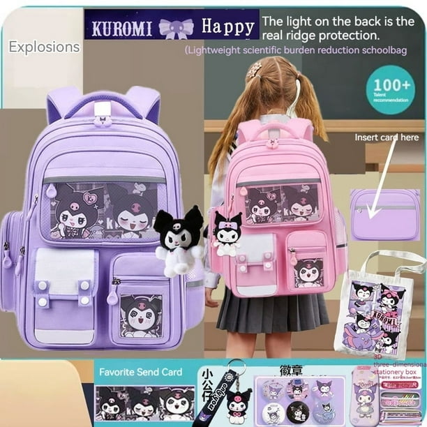 Kuromi Mochilas Escolares Para Primero De Primaria Mochila Ligera