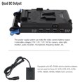 thumbnail image 3 of NP-FW50 Andoer V Monte V-Lock Adaptador de batería Con El Adaptador de Batería Ficticia NP-FW50 de 15 mm para BMCC BMPCC A7 A7S A7R A7II A7SII A7RII A6300 A6400 A6500, 3 of 7