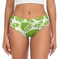 thumbnail image 1 of Balery Green Various Lemons Ropa Interior de Algodón para Mujer con Dibujo – Braguitas Cómodas y Elásticas, Estilo Clásico-XX-Large, 1 of 6