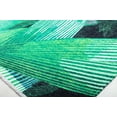 thumbnail image 5 of Elizabeth Sutton MI50B Black Palm Floral Modern Black Area Rug, 7'10"X10'0", 5 of 6