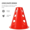 thumbnail image 4 of 8cm Colored Cones Skates Small Road Block Agility Gym Training Roller Skating Soccer Marker Sign (Orange-10pcs), 4 of 7