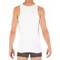 thumbnail image 3 of Men's Tommy Hilfiger 3-pack Cotton Classic Tank Top with Moisture Wicking Color: White Size: XL, 3 of 4
