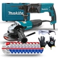 thumbnail image 1 of Miniesmeril Angular Makita + Rotomartillo Sds Plus + Accs., 1 of 12