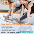 thumbnail image 4 of 2 Pairs Ankle Brace Compression Sleeves - 8-15 mmhg Open Toe Compression Socks with Arch Support for Women & Men , Relief for Swelling, Plantar Fasciitis, and Sprains – Step into Comfort and Stability, 4 of 7