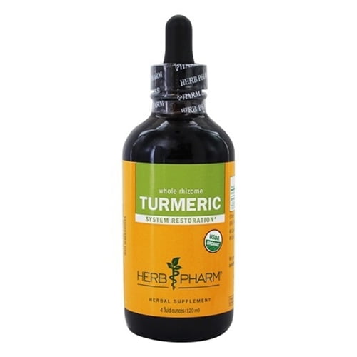 Herb Pharm Whole Rhizome Turmeric Liquid Extract for System Restoration