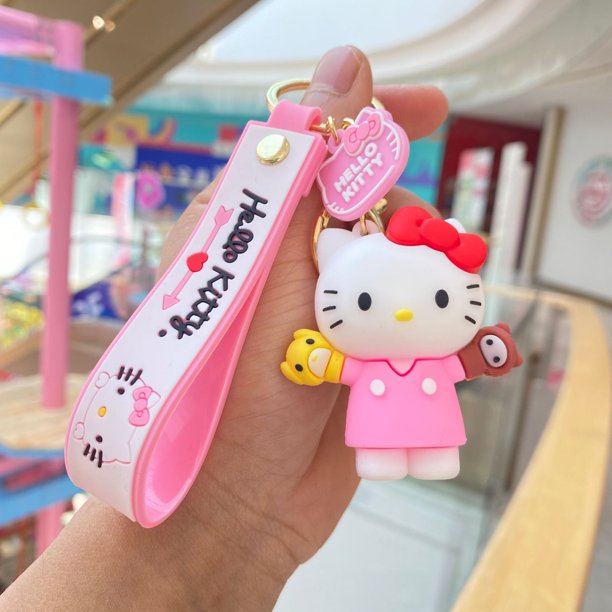 Sanrio-llavero de Hellokitty, accesorios de coche, colgante de bolso, dijes, regalos de regreso a la escuela, regalos de recuerdo de fiesta temáticos de premio Fivean unisex