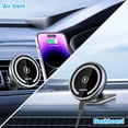 thumbnail image 2 of Cargador de coche inalámbrico de carga rápida magnética para iPhone Magsafe, 2 of 7
