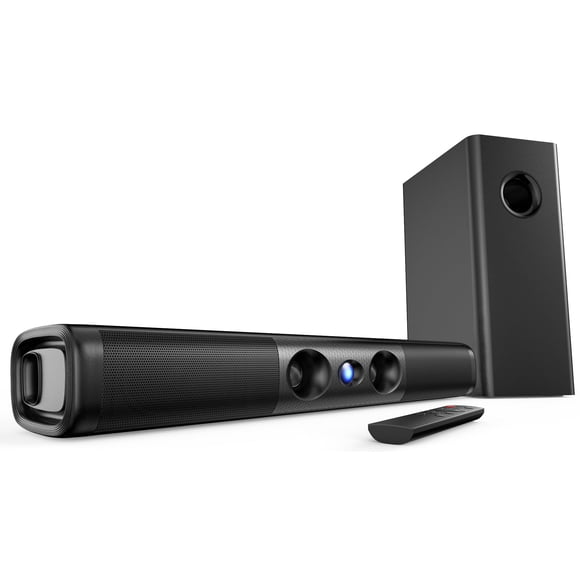 RIOWOIS Sound Bar for Smart TV,3.1ch Soundbar with Wired Subwoofer,100W Deep Bass, TV-ARC/Optical/AUX/Bluetooth 5.3 Connect, Surround Sound System fo