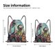 thumbnail image 4 of Bolsa con cordón clásica de Rick y Morty, plegable, para deportes, fitness, unisex, bolsa de viaje para deportes de playa, pequeña, 4 of 8