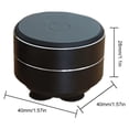 thumbnail image 3 of Bone Conduction Resonance Vibration Bluetooth Speaker, Portable Surface-Driven Subwoofer with Touch Control for Travel Home Outdoor, 1.57 Inch, 3 of 6