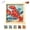 Lobster, variant on No-Sew Kinusaiga Fabric Art Kit, DIY Relaxing Handmade Art Project for Adults, Textile Craft Wall Decor Craft, Halloween Christmas Fall Gifts,Brown Bird