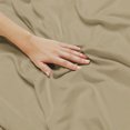 thumbnail image 4 of Lux Decor Collection 4 Piece Twin Bed Sheets Set - 16 Inch Deep Pocket Microfiber Sheets - Beige, 4 of 8