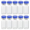 thumbnail image 1 of PATKAW 50 botellas de vidrio de 3 ml, viales transparentes prácticos con tapa, 1 of 5