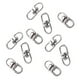thumbnail image 1 of Minnieouse 10 piezas cierre de gancho giratorio aleación de Zinc artesanía llavero conector artesanía conexión llavero accesorio plata Type3 NO3, 1 of 6