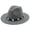 Grey, variant on CUIYUAN Unisex Cowboy Hat Wide Brim Western Suede Hat for Cowboys Cowgirls Hat Mongolian Hat Grassland Sunshade Cap Retro Hat Western Cowgirl Hat Grey