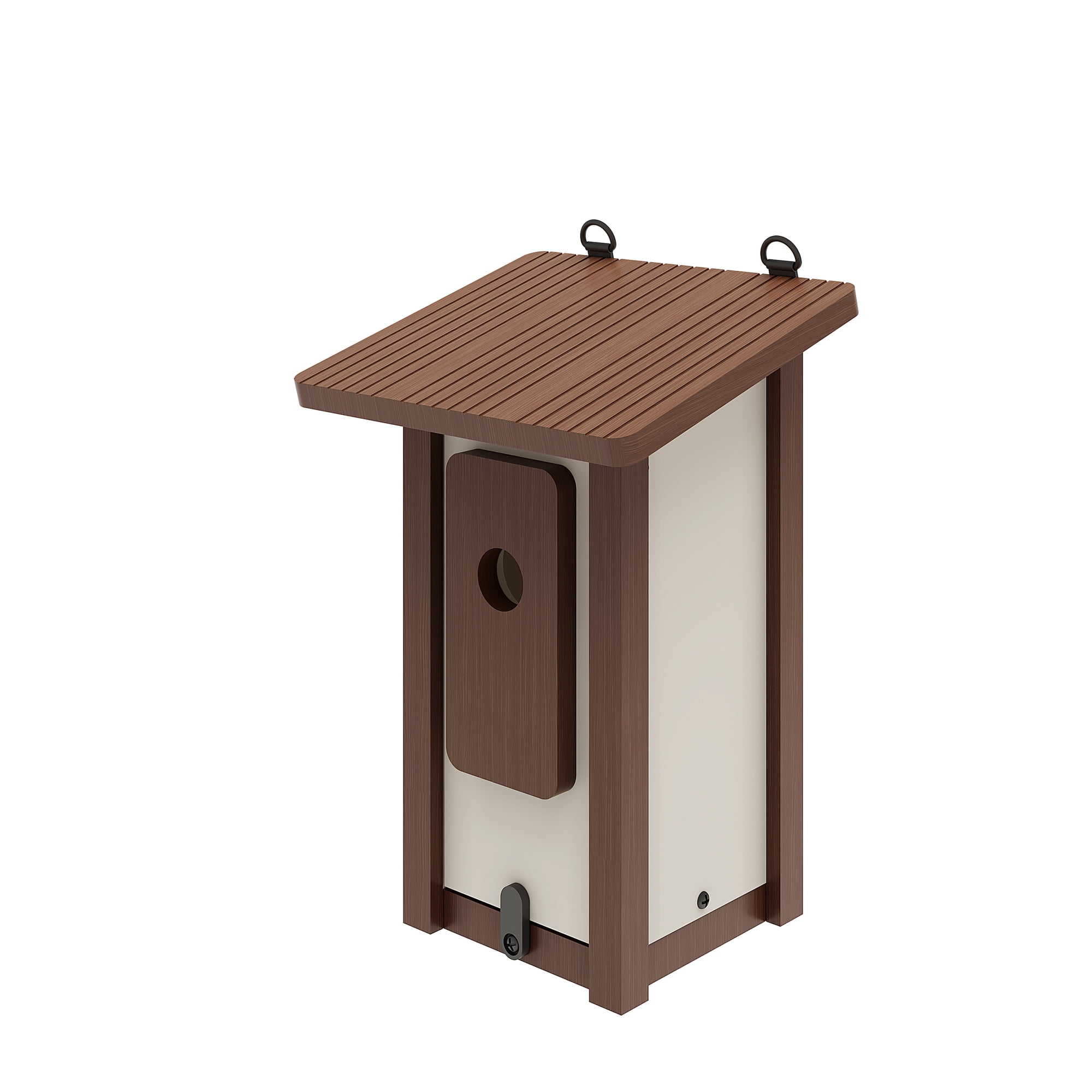 New Age Pet® ECOFLEX® Feathered Friends Bungalow Birdhouse, Weather‑Resistant