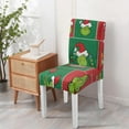 thumbnail image 3 of Chair Covers for Dining Room Chairs Stretch Printed Dining Chair Cover Set Of 4,Washable Elastic Kitchen Chair Slipcovers, Removable Seat Protector for Home or Party, 3 of 8