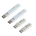 thumbnail image 4 of destyer Plastic Night Light 3 LED 3-5V 200LM 3000K/7000K USB Interface Home Power Bank Charging Adapter Bedside Lamp Lighting Tool Warm, 4 of 9