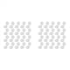 thumbnail image 1 of 400 Piezas Tapas de Rosca de Plástico con Bisagras, Tapas de Cabeza de Tornillo, Tapas Cubierta de Tornillo, Tapas Decorativas de Tornillo de Repuesto Una Presión (Blanco), 1 of 5