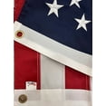 thumbnail image 5 of TOPFLAGS American Flags for Outside 3x5 - USA Flag, Outdoor Heavy Duty American Flag 3x5 US Flag with Embroidered Stars, Sewn Stripes 3x5 American Flag for High Wind, 5 of 9