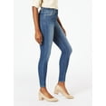 thumbnail image 5 of Levi Strauss Signature Women's and Women's Plus High Rise Skinny Jeans, Inseams: Short, Regular and Long, Sizes 2-28, 5 of 5