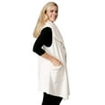 thumbnail image 5 of Le Moda Women’s Sherpa Trimmed Fleece Vest Winter Collection | One Size Fits All, 5 of 13
