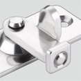 thumbnail image 4 of Bolt Lock Stainless Steel 90 latch 90 degree Degree Latching Bolt Home lock gate latch Door Security Latch Home Door Guard Silver Lock, 4 of 8