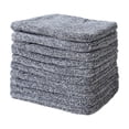 thumbnail image 3 of Yhmxh Paquete de 10 paños de limpieza de microfibra, paños de limpieza de cocina a rayas, toallas de cocina reutilizables súper absorbentes, trapos de limpieza domésticos de secado rápido y sin pel, 3 of 6