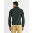 thumbnail image 3 of Athletic Works Men's and Big Men's Waffle Quarter Zip Pullover, Size S-3XL, 3 of 5