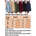 thumbnail image 2 of Frontwalk Women High Waist Midi Skirt Summer Beach Plain Casual Skirts Loose Vintage Buttons Skirts for Ladies, 2 of 2