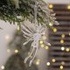 thumbnail image 4 of Acrylic Christmas Tree Hanging Ornaments for Decoration 4Pcs Transparent Angel Pendants, 4 of 5