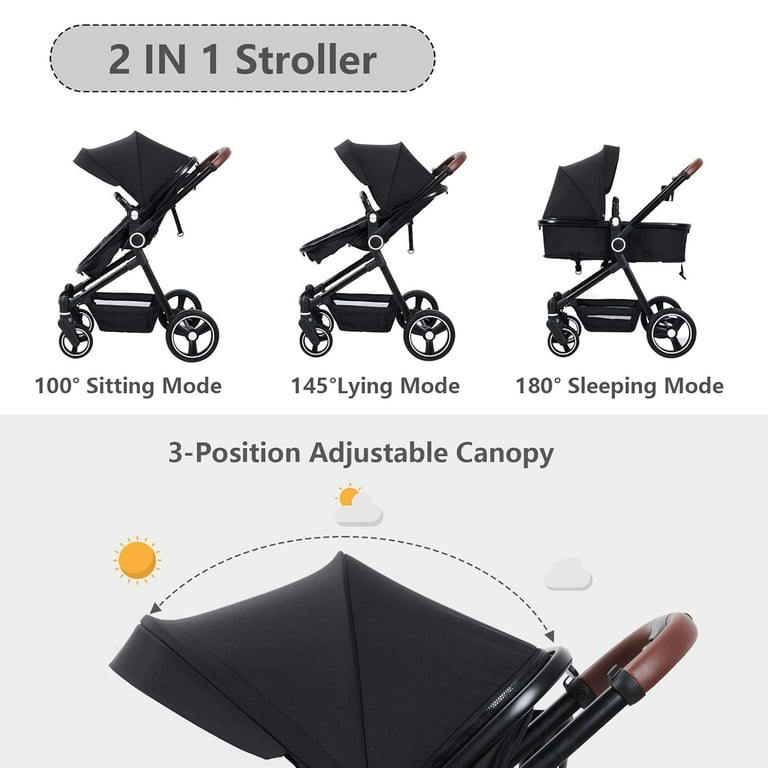 Evenflo Pivot Modular Travel System 2-in-1 Baby Stroller – Converts