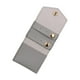 thumbnail image 3 of Organizador de joyas, bolsa de almacenamiento de joyas con hebilla, estuche de joyería de cuero PU, bolsa de joyería para anillos, collar, pulsera y Gris, 3 of 8