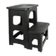 thumbnail image 1 of Taburete de 2 escalones, taburete plegable para lavado de coches, taburete de dos escalones, taburete plegable para baño, inodoro, RV, cocina, adultos, 1 of 8