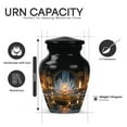 thumbnail image 3 of Yatskia Sparkling Lotus Large Funeral Urns for Human Ashes Adult Female, Little Memorial Keepsake Urn for Ashes Adult Male, (Classic 10 Inch and 3 Inch), 3 of 8