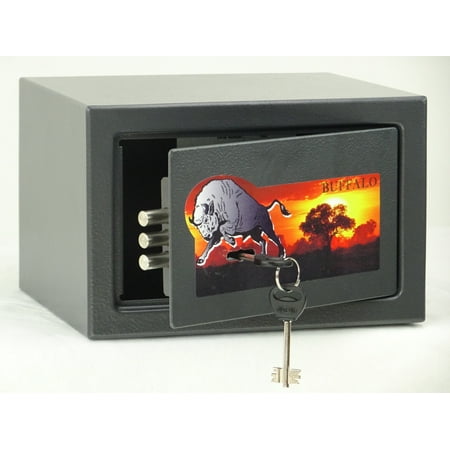 Security Safe Box T-170 KL, Solid Steel Construction Hidden with Key Lock Wall - Home Office Hotel Business Jewelry Gun Cash