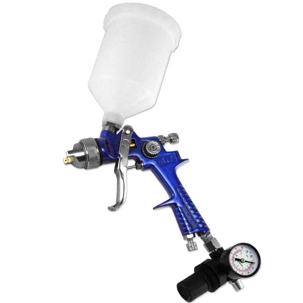 Hvlp Air Compressor Spray Gun With Gauge 1.7Mm Nozzle 1.7 Mm Walmart
